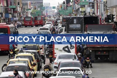 pico y placa Armenia particulares 2 Pico y Placa Taxis Armenia