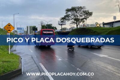 pico y placa Dosquebradas particulares 1 Pico y Placa en Dosquebradas para Vehículos Particulares