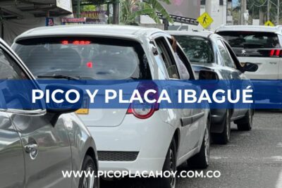 pico y placa Ibague particulares 1 Pico y Placa Motos Ibagué