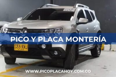 pico y placa Monteria Pico y Placa Montería