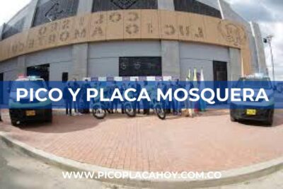 pico y placa Mosquera Pico y Placa Mosquera