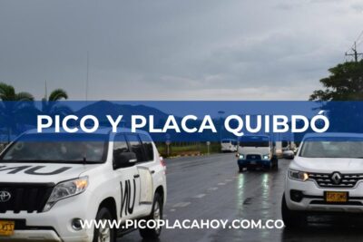 pico y placa Quibdo Pico y Placa Quibdó