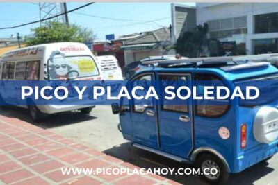 pico y placa Soledad Pico y Placa Soledad