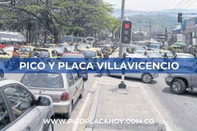 pico y placa Villavicencio particulares Pico y Placa Vehículos Particulares Villavicencio